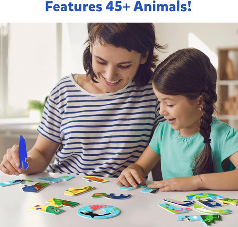 Skillmatics Animal Alphabet Puzzle - 52 Piece Jigsaw Puzzle for Toddlers, Preschoolers, Educational Toy for Learning ABCs and Letters, Gifts for B...