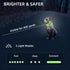 PetIsay Light up Dog Collar - High Visibility & Durable Nylon Material - USB C Rechargeable & Waterproof LED Dog Collar for Night Walking,Lighted ...