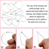 YaeYur 90Pcs White K Beading Hoop Earrings Beading Hoop Set Geometric Beading Earrings Teardrop Round Triangle Beading Hoops for Earring Making DI...