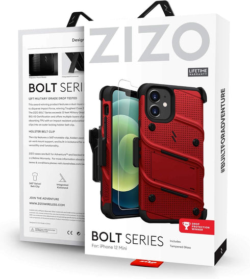 ZIZO BOLT Series iPhone 12 Mini Case...