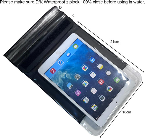 Waterproof eReader Case Cover Tablet Holder Floating Dry Bag Pouch for Kindle Paper White Oasis Fire 7 HD 8 Nook HD 9 Kobo Libra 2 Ipad Mini Tab 7...