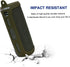 LTGEM Silicone Carrying Travel Case for JBL FLIP 5 Waterproof Portable Speaker with Extra Carabiner - Green...