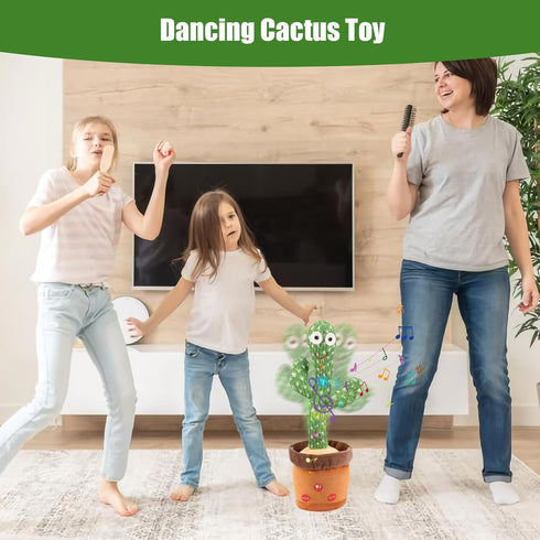 Dancing Cactus Talking Cactus Baby Toys Singing toys, Baby Cactus Repeating What You Say Baby Boy Toys Imitation Toys Glowing Musical Toys Childre...