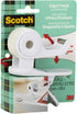 Scotch Desktop Tape Dispenser, White, Great for Gift Wrapping, 1 Dispenser (C19-CLIP-W-CCW)...