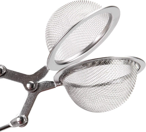 Snap Ball Tea Strainer, JEXCULL 3 Pack Premium Stainless Steel Tea Infuser with Handle for Loose Leaf Tea Fine Mesh Tea Balls Filter Infusers...