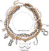 Cosplay Costume Accessories Gold Layered Chain Choker Multi Charm Pendant Pearl Chain Bruce Necklace for Women...
