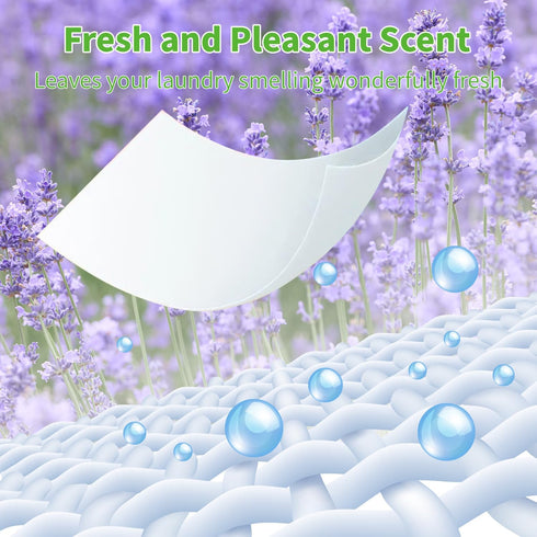 Eco Laundry Detergent Sheets, Hypoallergenic, Biodegradable Laundry Sheets, Plastic Free Packaging, Convenient and Efficient for Travel, Washer Sh...