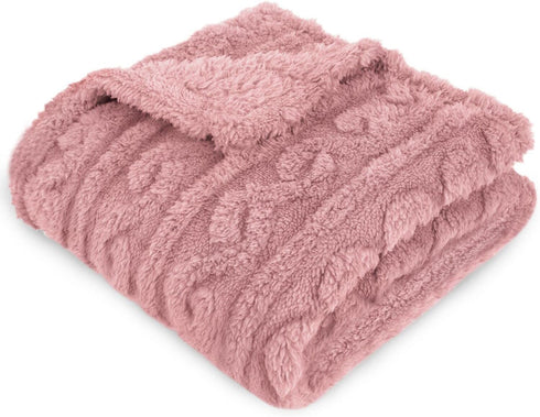 HOMRITAR 3D Fleece Baby Blanket for Girls Boys Fluffy Fuzzy Flannel Soft Warm Plush Cozy Bed Blanket for Home Decor, Toddlers Infant or Newborn Re...