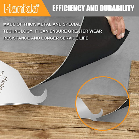 3 Pcs Oscillating Saw Blades, Oscillating Multi Tool Hook Knife Blades, Multitool Blades for Cutting Roofing Shingles, PVC Carpet, Cardboard, fit ...