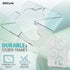Acrylic Free Motion Quilting Template Designs 4pcs DIY Transparent, Domestic Sewing Machine Ruler, Grip 5, Border Template for Beginner and Profes...