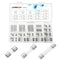 Chanzon 140pcs Glass Fuse Assortment Kit Box (0.5A 1A 2A 3A 4A 5A 8A 10A 15A) Fast Blow Cartridge Tube Fuse...