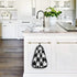 visesunny Black and White Cat Animal Kitchen Dish Towel with Hanging Loop Absorbent Hand Towel for Bathroom Cleaning and Drying Washcloth...