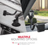 Macally Windshield Phone Mount for Car Magnetic - Suction Cup Window Mount Phone Holder with 8" Long Gooseneck Arm & Super Strong Magnet Mount for...