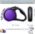 Heavy Duty Retractable Dog Leash-16ft Strong & Durable Walking Leash for S to L Dogs up to 45/115 lbs, Upgraded Lock System, Non Slip Grip, Tangle...