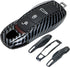 AeroBon 3-Piece Painted Key Cover Key Fob Shell Compatible with Porsche Key Shell Replacement (MK1, Carbon Look)...