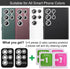 [5+5 Pack Compatible with Samsung Galaxy S22 Ultra Camera Lens Protector Glitter Bling, S22 Ultra Camera Cover, Tempered Glass Clear Screen Protec...