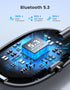 Bluetooth 5.3 Transmitter Receiver for Airplane, 2 in 1 Wireless Bluetooth Transmitter Adapter for AirPods or Wireless Headphones Dual Pairs, 3.5m...