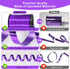 Purple Ribbon, 500 Yard Dark Purple Curling Ribbon, Metallic Shiny Curling Ribbon for Gift Wrapping, Balloon Ribbon, Balloon String, Curly Ribbon ...