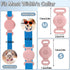 Waterproof Airtag Dog Collar Holder Compatible with Apple AirTag, Silicone Waterproof Air Tag Case for Dog Collar, Anti-Lost AirTag Holder for Pet...