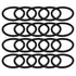 876-174 876174 Piston O-Ring Compatible with Hitachi NV45 NV45AA NV45AB NV45AB2 Replacement Kit Suitable for 878-156, NT65 NT65M2 NR90AD NR90 N380...