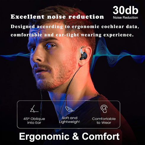 FEDAI DX2 in Ear Headphones,USB C Headphones,Type C Earbuds,Noise Isolating in Ear Headphones for Running/Gym/Workouts,USB Type C Headset with Mic...