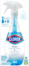 Clorox Glass Cleaner Cleaning System with one Reusable Bottle Plus 2 Refill Cartridges, Household Essentials, 3 Piece Set...