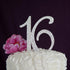 Ella Celebration 16 Cake Topper 16th Birthday Sweet 16 Party Supplies Decoration Ideas Silver Rhinestone Number (Silver)...