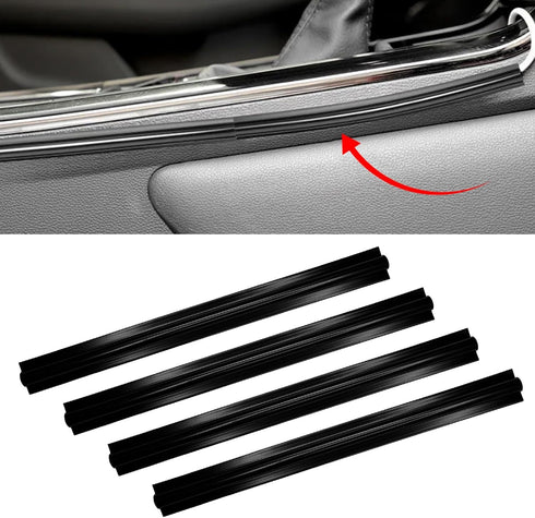 4PCS Car Concealed Wire Sleeve, Cable Management Sleeves, Concealed Wire Cover Line Sleeve Car Cable Clips Auto Accessories, Adhesive Cable Hidden...