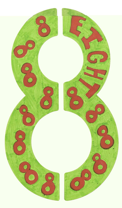 Roylco Big Number Stencils, 5 x 9 Inches, Set of 10...