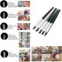 COMIART Clay Sculpture Tools Silicon Color Shapers Painting Brushes Size 6...