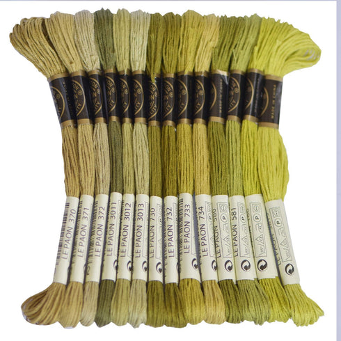 Premium Rainbow Color Embroidery Floss - Cross Stitch Threads - Friendship Bracelets Floss - Crafts Floss - 14 Skeins Per Pack Embroidery Floss, M...