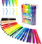 International Arrivals Happido Set of 24 Double Sided Markers, Non Toxic Markers for Kids Ages 4-8, Water Based Vibrant Coloring Kids Markers with...