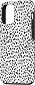 iPhone 12/12 Pro Dalmatian Animal Print Black And White Black White Case...