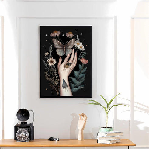 Worihut 5D Diamond Painting Kits for Adults, Moth DIY Full Drill Embroidery Cross Stitch Paintings Pictures Arts Wall Decor Painting Dots Kits 8x1...