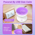 Purple Electric Makeup Brush Cleaner Machine, Windspeed Silicone Brush Cleaner Machine Beauty Blender Cleanser For Beauty Makeup Brushes, Christma...