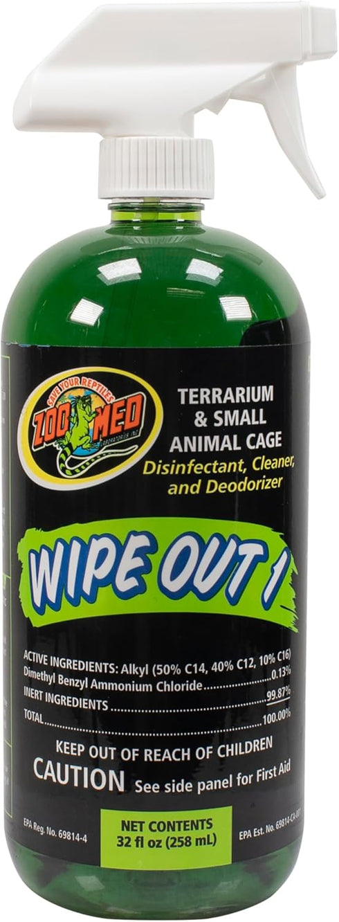 Zoo Med Wipe Out 1 Terrarium & Small Animal Cage Cleaner...