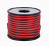 18 AWG Wire Electrical Wires - Flexible Silicone Wire 2 Conductor Parallel Wire (Black 66ft Red 66ft) Stranded Wire Electronic Hook up Wire...