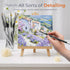 Nicpro Miniature Paint Brushes - 10PCS Model Paint Brush Set for Acrylic Oil Watercolor, Micro Detail Paint Brushes for Model, Miniature, Art Pain...
