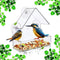 Bird Feeder Birds House for Outdoor, Window Bird Feeder with Strong Suction Cups for Wild Birds, Cardinal, Bluebird...
