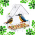 Bird Feeder Birds House for Outdoor, Window Bird Feeder with Strong Suction Cups for Wild Birds, Cardinal, Bluebird...