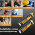 HW 3.7V USB Rechargeable Lithium Batteries, Reliable True 3500 mAh (13000mWh) 18m Long-Lasting High Performance Battery, for Flashlights, Headlamp...