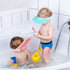 Baby Shower Cap Baby Hair Washing Bath Cap Safe Silicone Protection Bath Cap Soft Adjustable Visor Hat for Protector Head Eye Ear Shampoo Caps for...