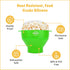 The POPCO Silicone Popcorn Popper - Collapsible Microwave Popcorn Maker - Air Popper Pop Corn Bowl with Handles and Lid - Dishwasher Safe - Large ...