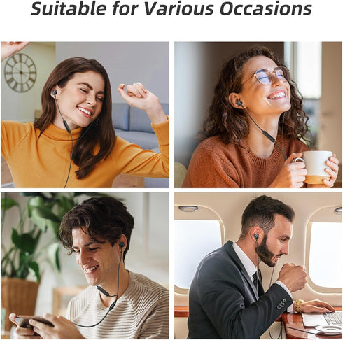 EP-06 USB Type C Earbuds in-Ear Wired Earphones,Built-in HD Microphone Magnetic Headphones, Clear Sound Quality bass Noise Cancelling Ear Buds......
