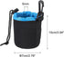PATIKIL Camera Lens Bag, 2.8" IDx3.9 H Drawstring Lens Pouch with Thick Protective Neoprene, Lens Case for DSLR Camera Lens, Water Coffee Cups, Bl...