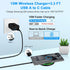 S24 Ultra Samsung Wireless Charger Fast Charging Pad Android Phone Cargador Inalámbrico for Samsung Galaxy S24 S23 FE S22 S21 S20 Z Fold Flip 5 4,...