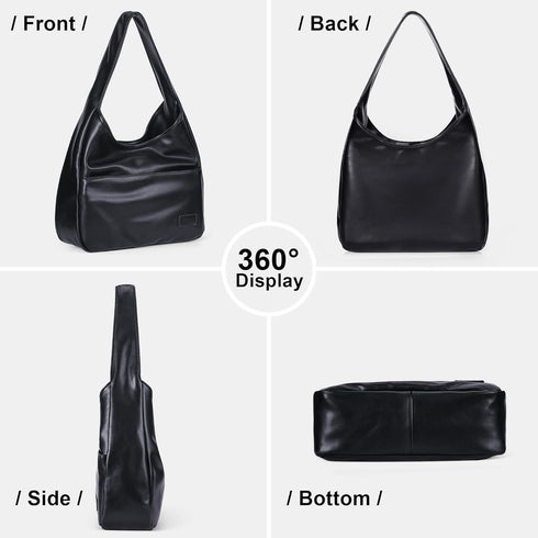 Tote Bag for Women - Vegan Leather Hobo Bags Women's Trendy Shoulder Bag Large-capacity Soft College Tote Bags...