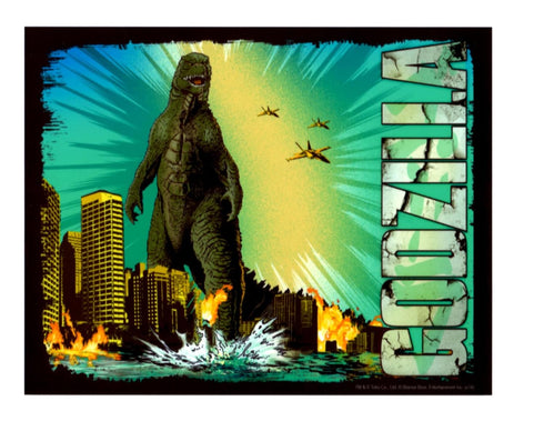 Godzilla Edible Icing Image Cake Topper 1/4 Sheet...