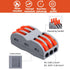 Quick Lever Wire Connectors: Compact Electrical Splicing Kit, 0.4-2.5 AWG Conductor for Secure Inline Circuits (PCT-223, 10)...