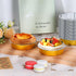 50 Pcs Muffin Pans With Lids, 4 Inch Disposable Cupcake Pans, 8oz Golden Aluminum Pie Pans, Round Oven Mini Cake Pan with Spoons Suit for Tart Pie...